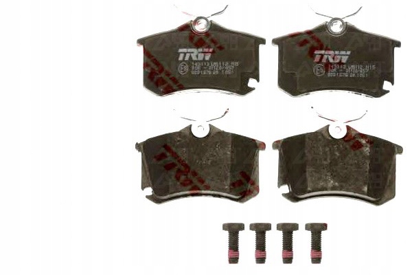 фото №1, Trw тормозные колодки тормозные vw задняя golf vento trw