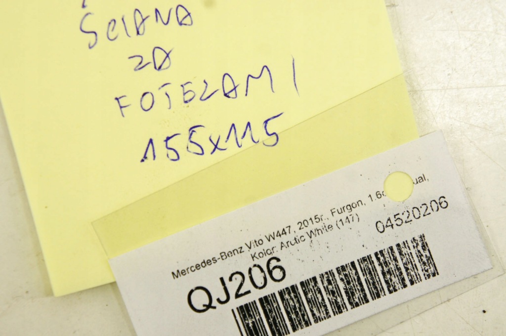 фото №6, Qj206 mercedes vito w447 стена перегородка кузов