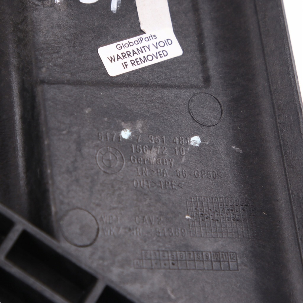 Mini f55 f56 f57 основание накладка аккумулятор Оригинал