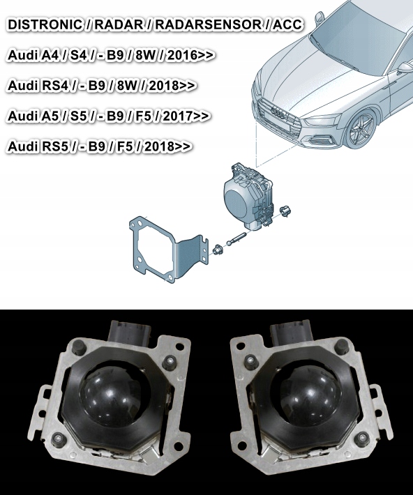 Купить Distronic радар acc - audi a4 a5 b9 8w0907561j