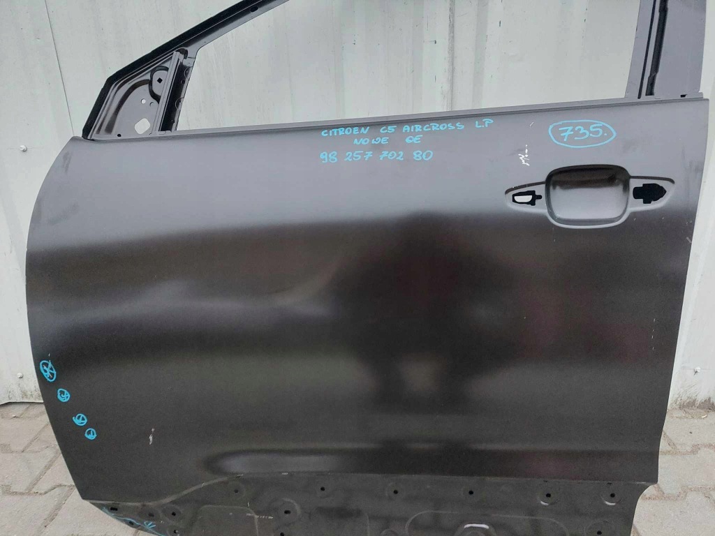 фото №5, Citroen c5 aircross дверь левая перед передние nowe оригинальный номер