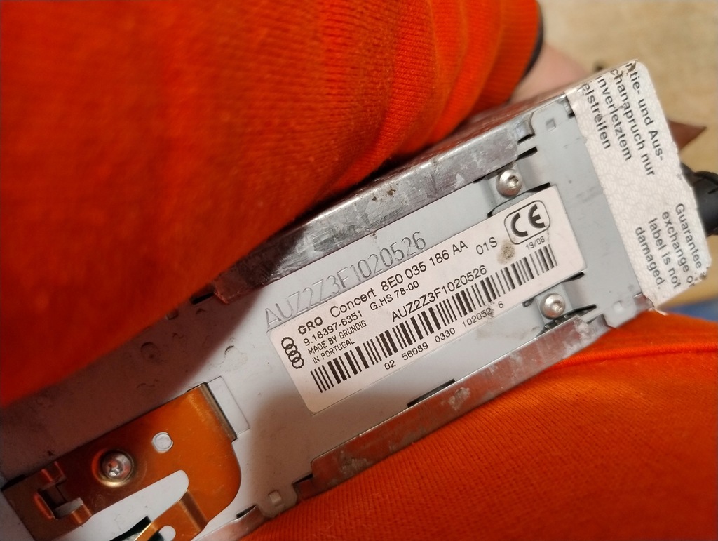 фото №8, Радіо audi concert audi a4 b7 хром 8e0035186aa