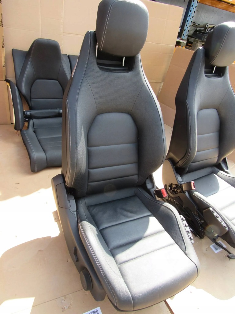 Mercedes e c207 w207 207 coupe сидіння заднє сидіння обшивки комплект шкіра Недорого