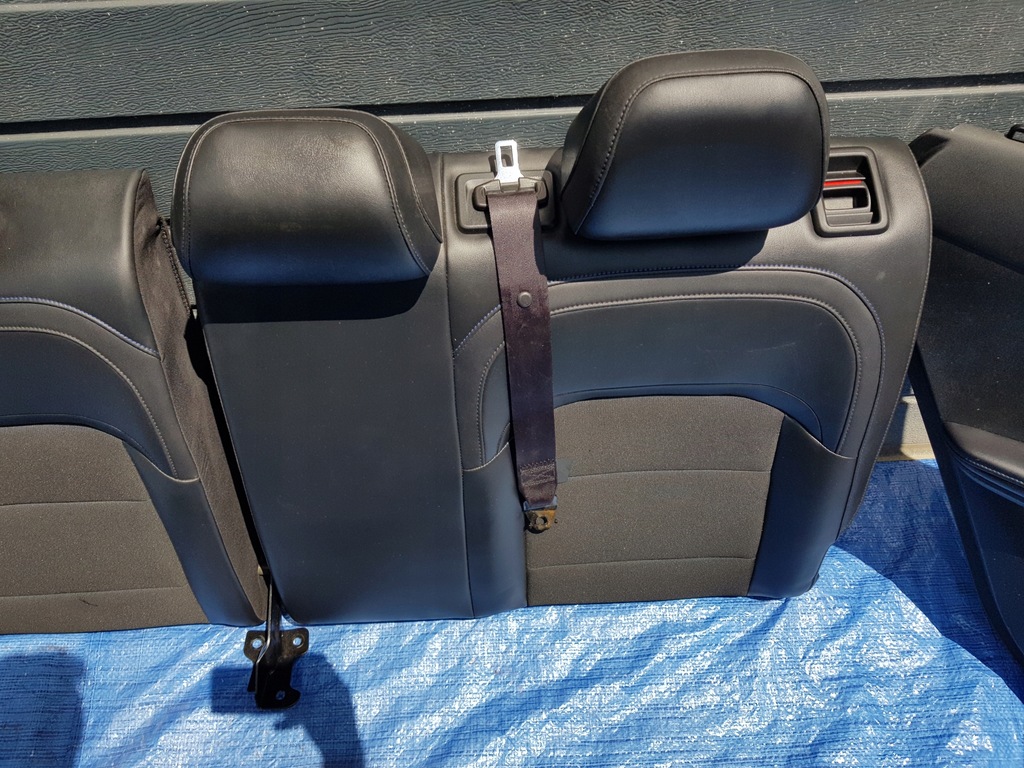 фото №12, Mg 4 eh32 сиденья обшивки комплект обивка заднее сиденье skórawnętrze