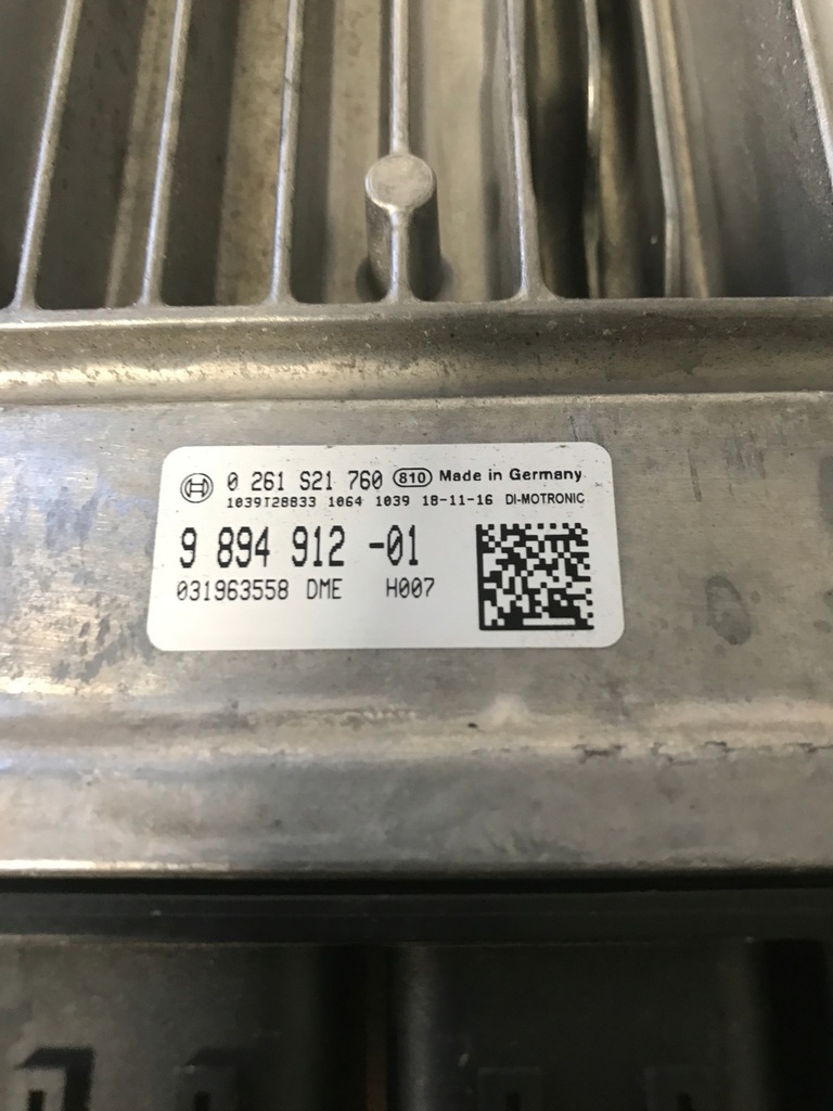 фото №5, Бортовий комп'ютер двигуна bmw 1 f20 lci 2.0 9894912