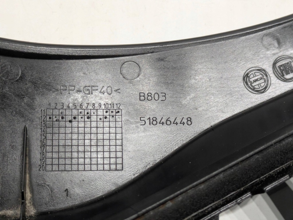 Жабо перед fiat panda iii 51846448 Оригінал