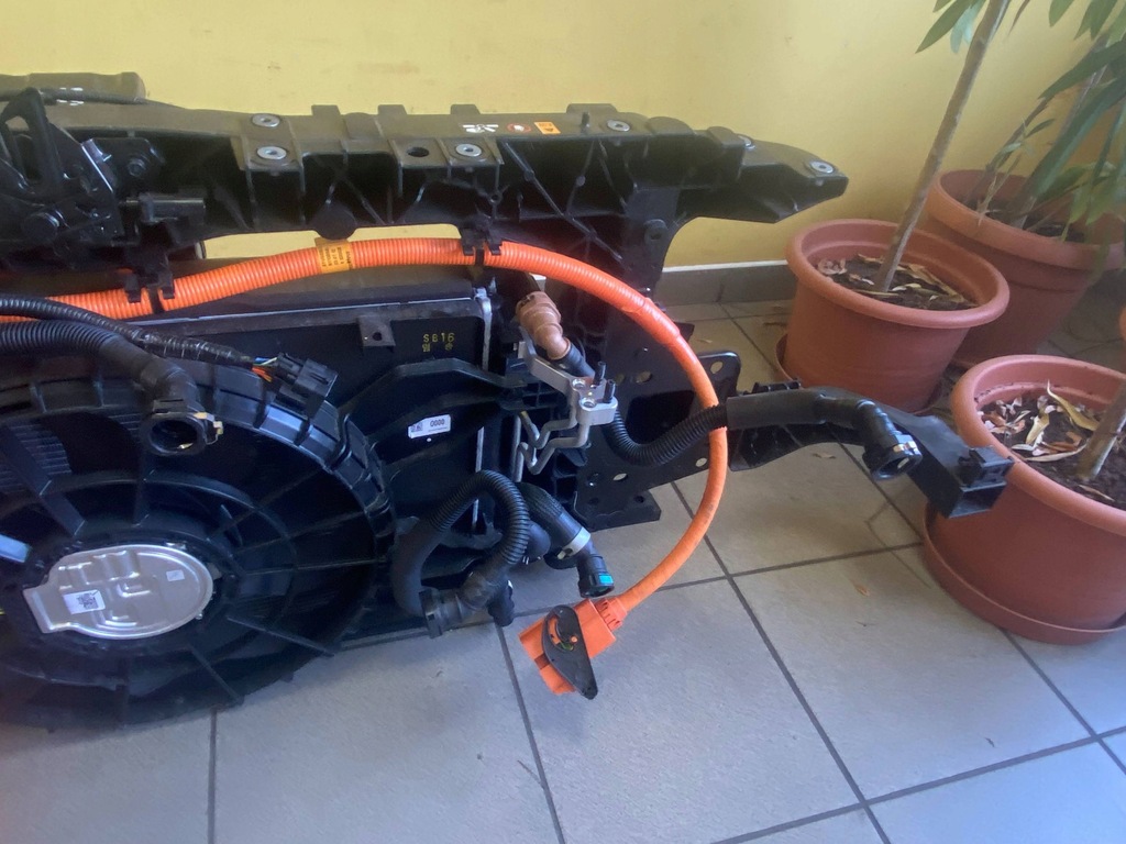 фото №9, Kia niro ii ev kompletny pas передний радиатор 65 kw 150 kw