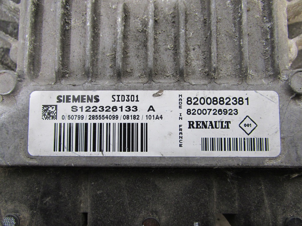 фото №4, Бортовой компьютер блок управления двигателя renault