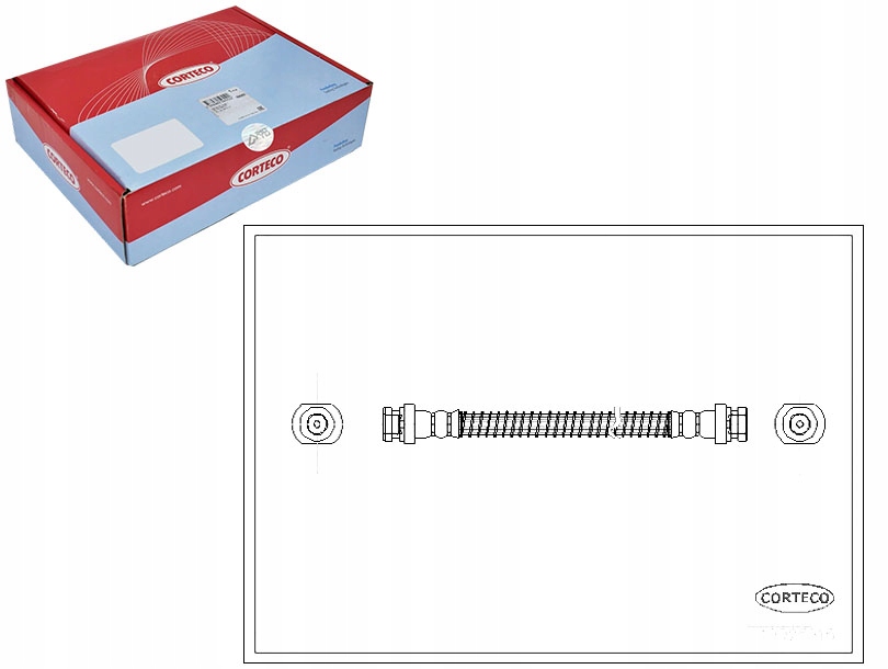 фото №1, Corteco 19025915 шланг гальмівний гнучкий