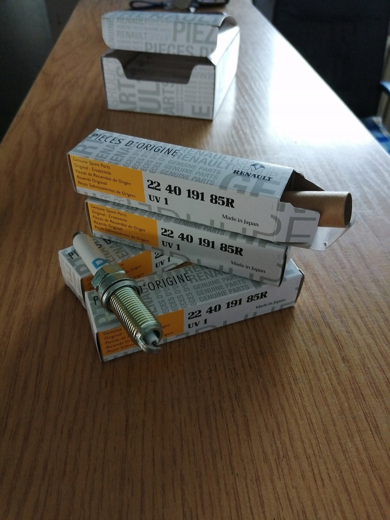 фото №2, Оригинальный номер renault свечи зажигания зажигания kpl duster 1.3 tce