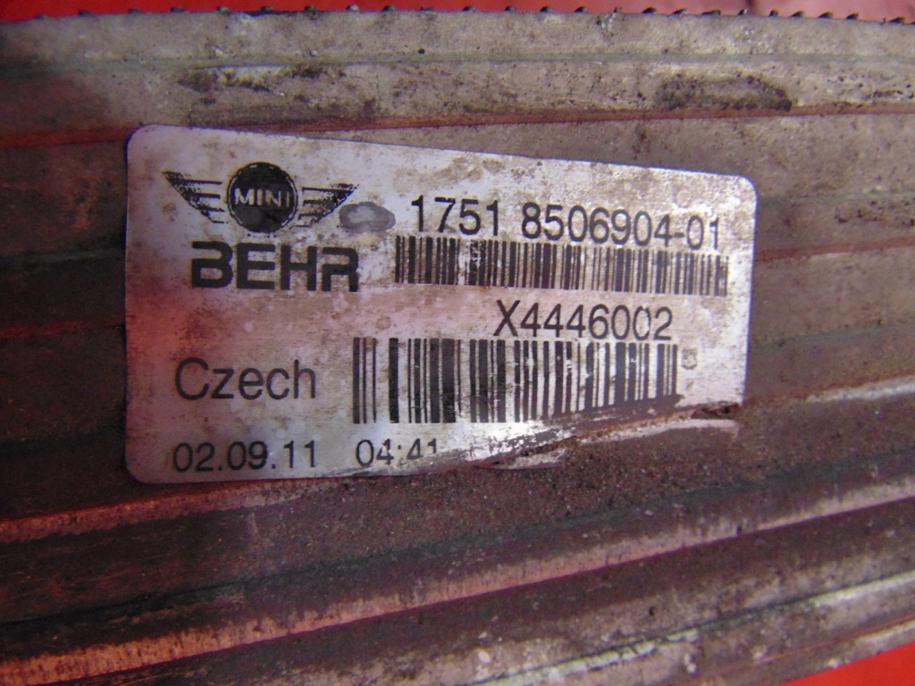 фото №5, Mini countryman r60 2.0 d r55 r56 r57 інтеркулер