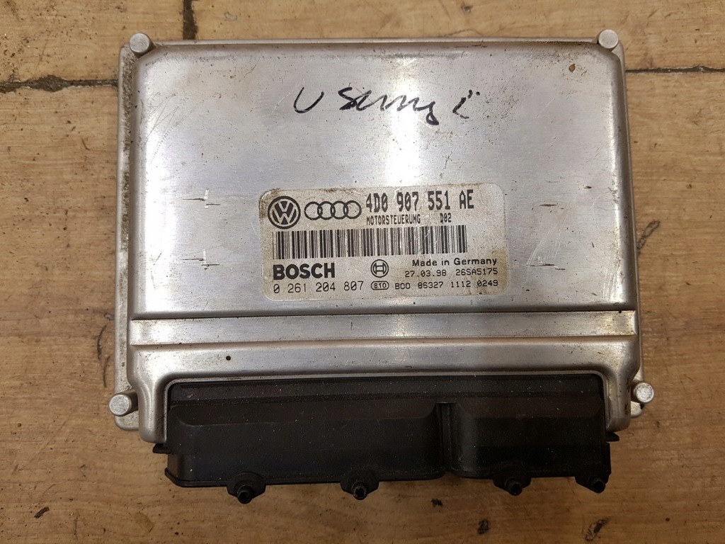 фото №1, Бортовой компьютер блок управления двигателя audi a6 c5 2.8