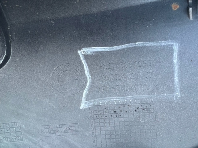 фото №8, Бампер направляющая bmw x4 f26 m-pakiet 14-18 задняя tw560