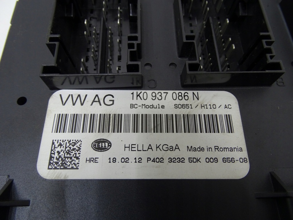 фото №6, Модуль блок керування комфорту vw golf vi 1k0937086n