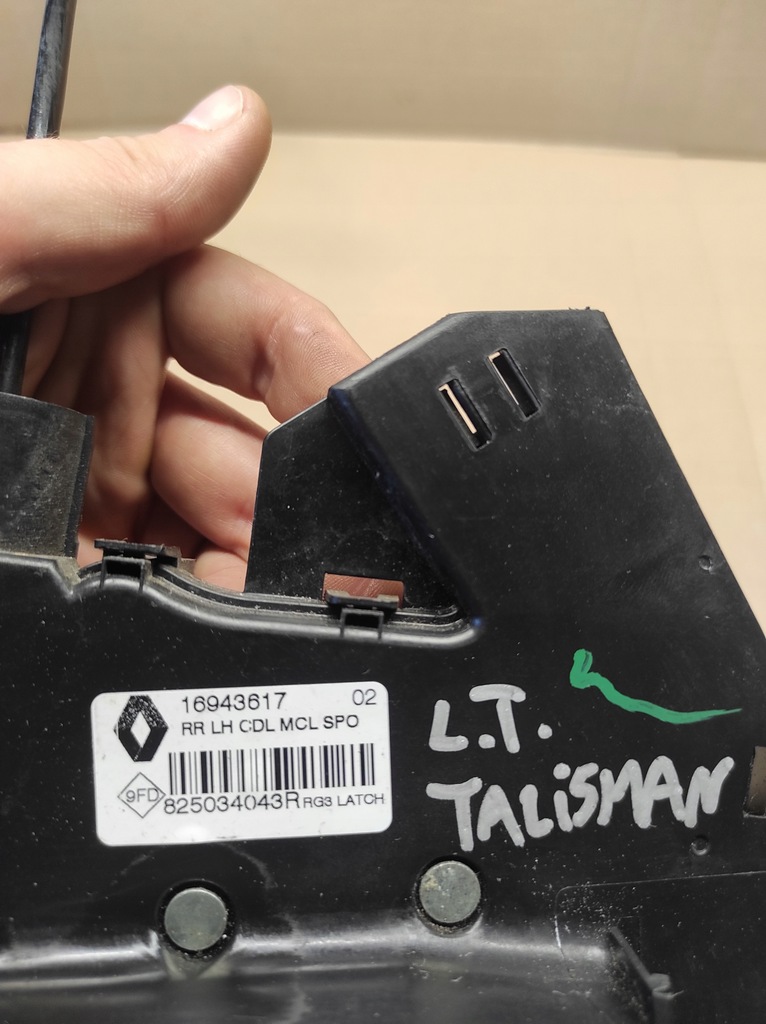 фото №6, Замок дверь левый задняя 4 pin renault talisman 825034043r