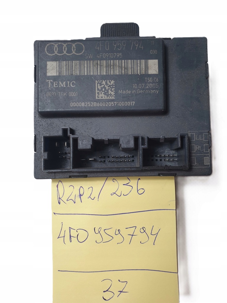 фото №1, Audi a6 c6 модуль блок керування двері 4f0959794