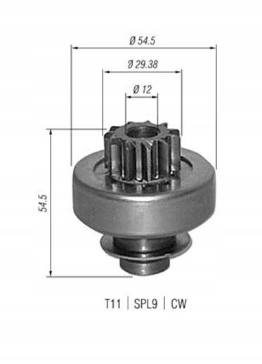 Купить Magneti marelli бендикс стартер citroen berlingo peugeot partner 1.9 d