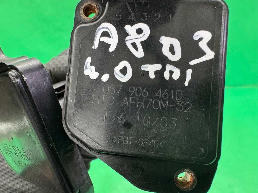 Витратомір повітря колодка 057906461d audi a8 d3 4.0 tdi v8 02- ase Зі Шроту
