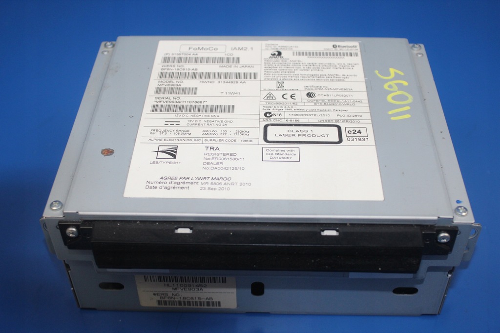 фото №1, Volvo s60 ii v60 радіо зчитувач дисків cd