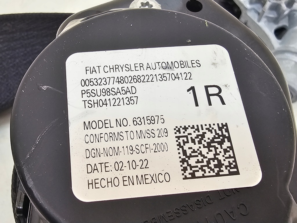 Jeep compass 2 рестайлінг  21- ремінь безпеки лівий правий перед 5su99sa5ad америка в Україні