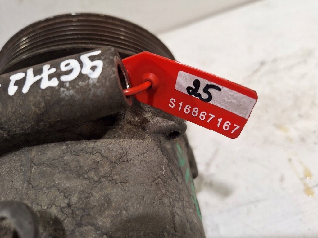 фото №7, Компрессор кондиционера 9671216280 peugeot 308 i 1.6 hdi 07-