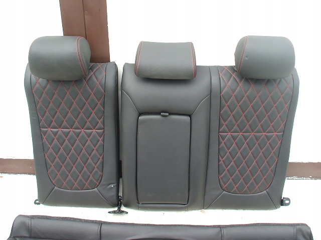 фото №7, Jaguar xf x250 lift сидіння сидіння комплект шкіра czerwona нитка