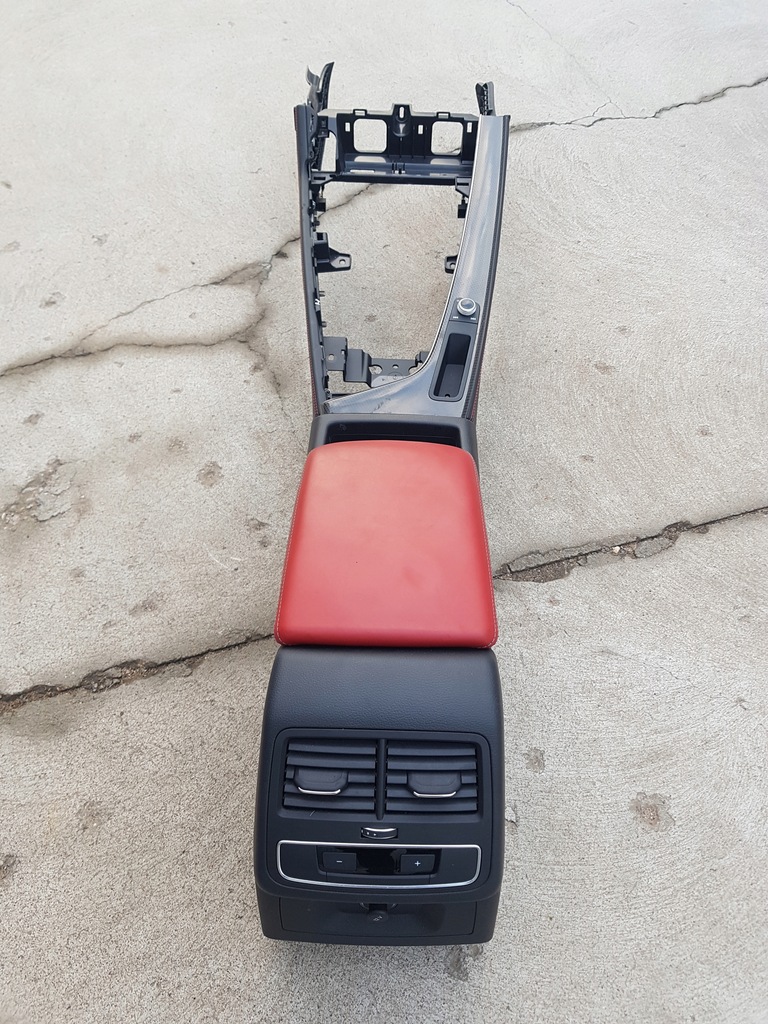 фото №14, Audi a5 s5 17-сидіння заднє сидіння обшивки тунель sportback шкіра czerwona usa