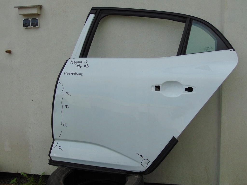 фото №1, Двері задня ліва голий renault megane iv dv369