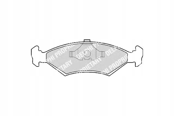 фото №2, Гальмівні колодки гальмівні ford fiesta delphi ham