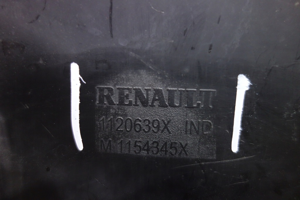 фото №3, Renault оригинальный номер 1120639x накладка-спойлер бампер спойлер