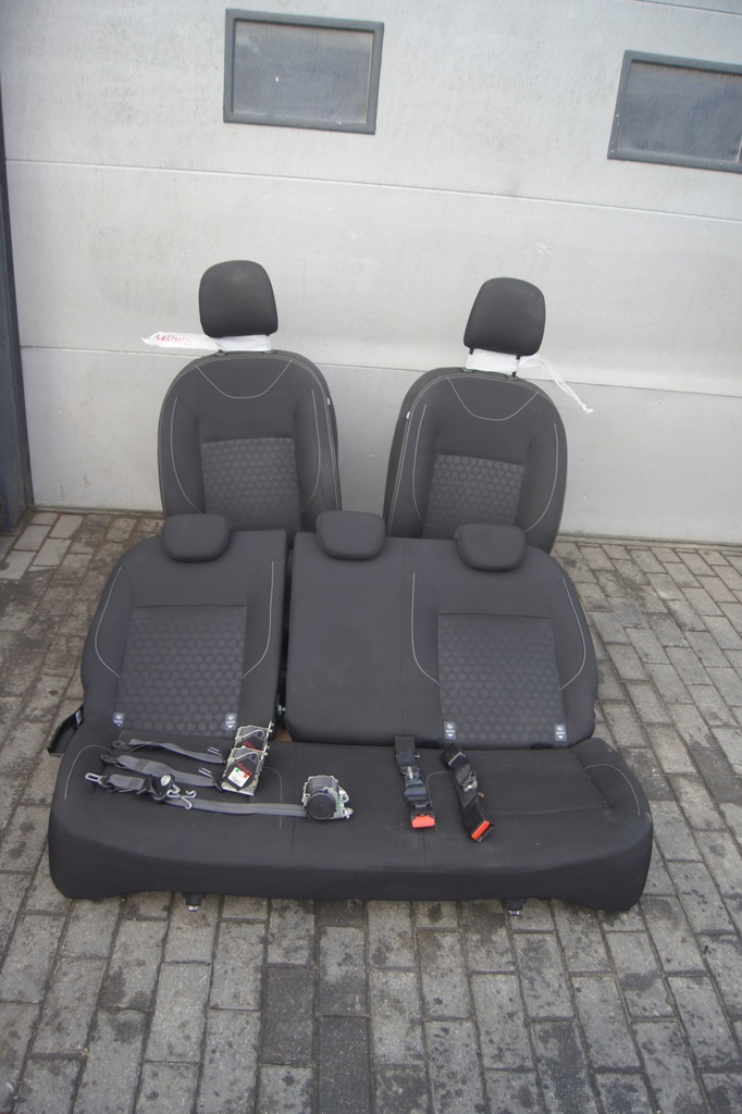 фото №1, Комплект сидений ремни задняя защёлки dacia sandero ii