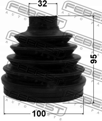 фото №2, Febest 0217p-ta60r набір захист, система кермовий