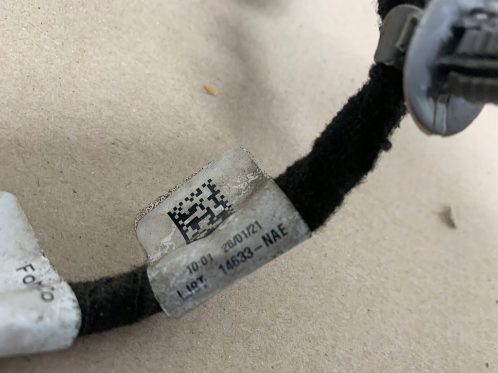 фото №15, Ford mustang mach-e rwd 75.7kwh жгут электропроводка дверь левый задняя оригинал