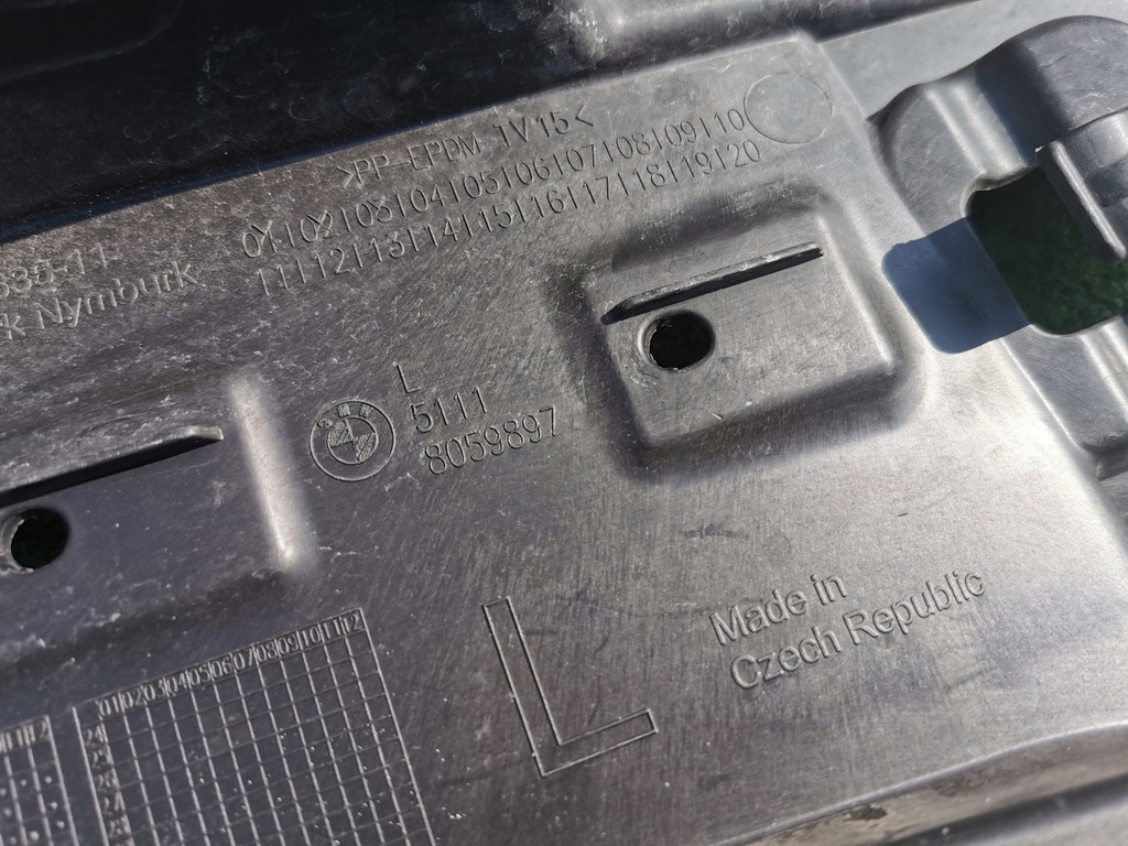 фото №10, Bmw x1 f48 m набор направляющая бампера перед передний левый 8059897