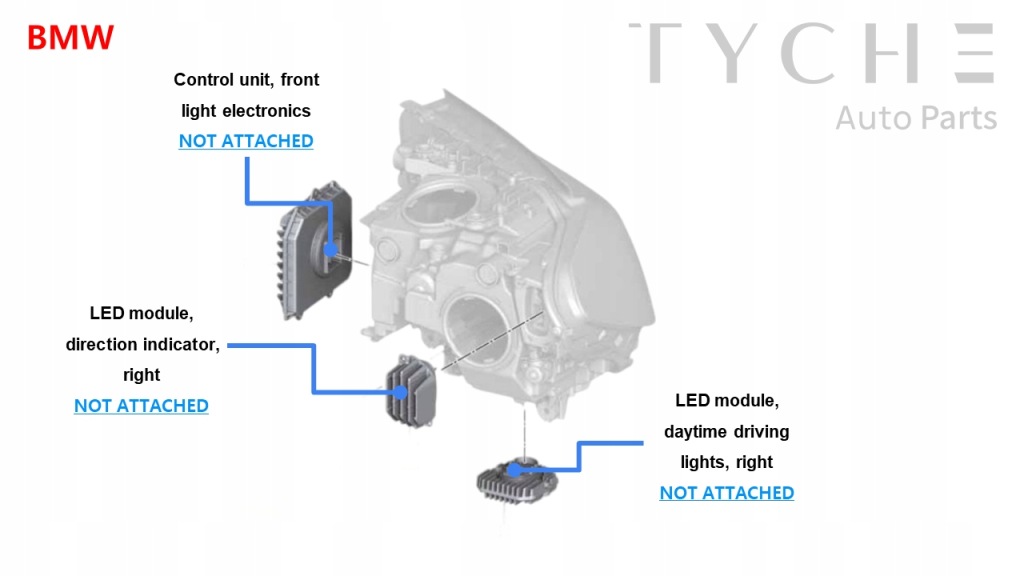 фото №14, Bmw 5 g30 g31 g38 f90 адаптивный led лампа перед правая 7214962