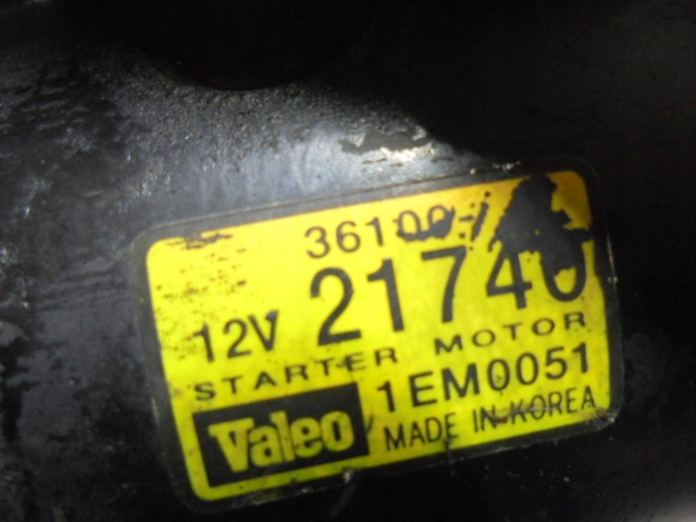 Hyundai accent 2 стартер 36100-21740 1,3 1em0051 Київ