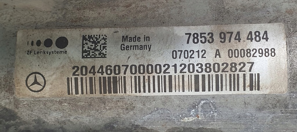 фото №6, Трансмиссия рулевая рейка mercedes glk x204 europa