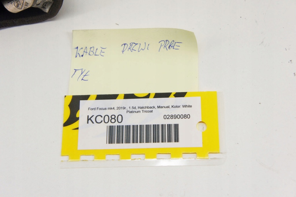 фото №6, Kc080 ford focus mk4 жгут дверь правый задняя hb