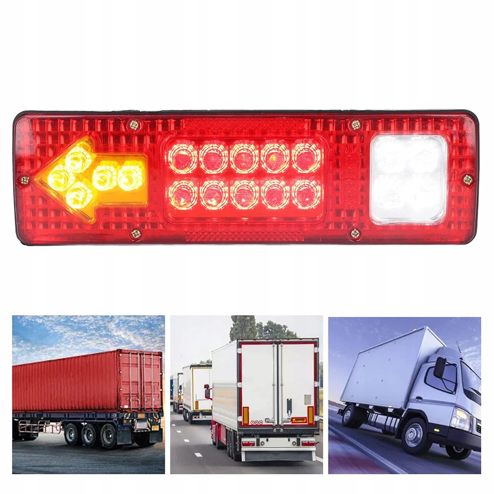 Купити Набір 2 штук лампи задні led do przyczep lawet автомобіля ze strzałką 12v