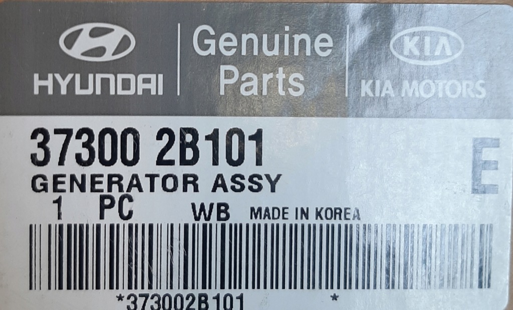 Генератор hyundai wiele modeli Оригинал