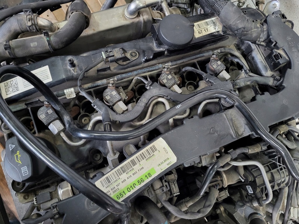 фото №10, Mercedes cla 200 cdi двигун 2.2 651930 kompletny 68tyskm 136ps euro6