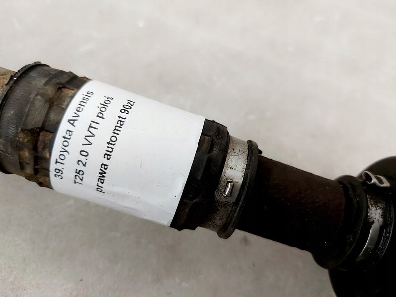фото №2, Toyota avensis t25 2.0 vvti приводной вал правая автоматическая коробка передач