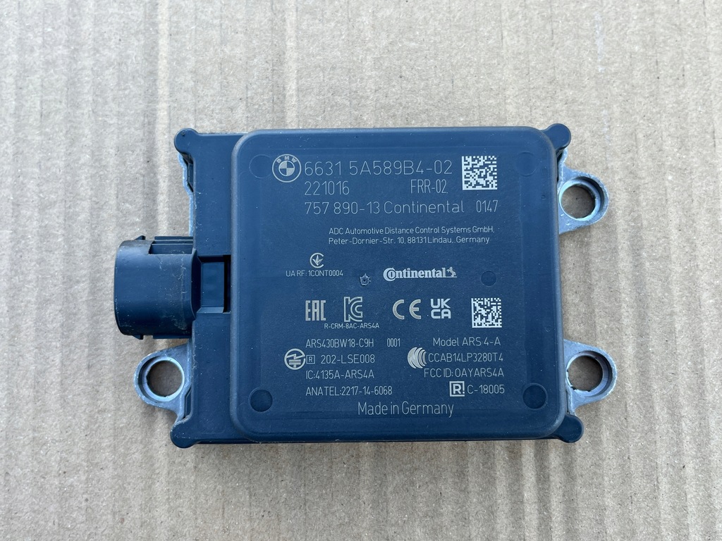 фото №1, Радар acc distronic bmw 5a589b4