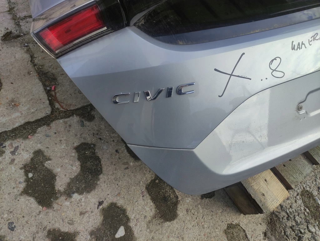 фото №10, Honda civic x кришка багажника задня багажника камера hb 2017-