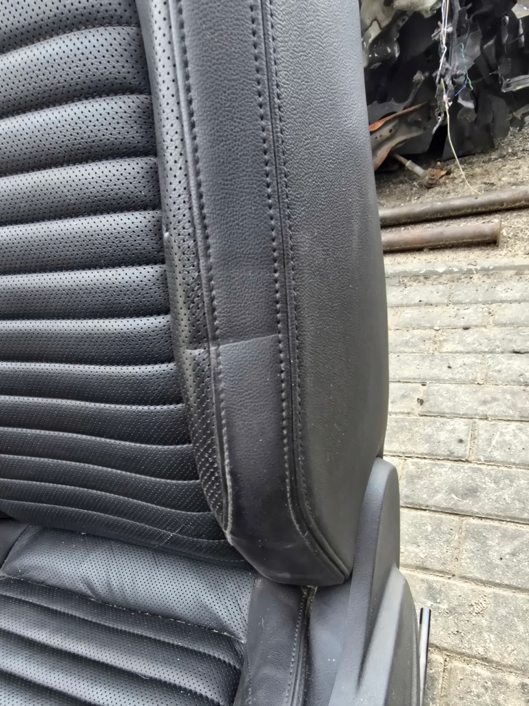 фото №6, Kpl сиденье сиденья заднее сиденье vw passat b8 kombi кожа обшивки подогрев