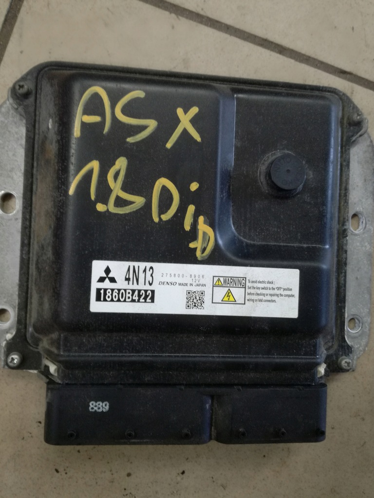 фото №1, Mitsubishi asx 2010 - 2018 rok блок керування двигуна 1,8did 1860b422
