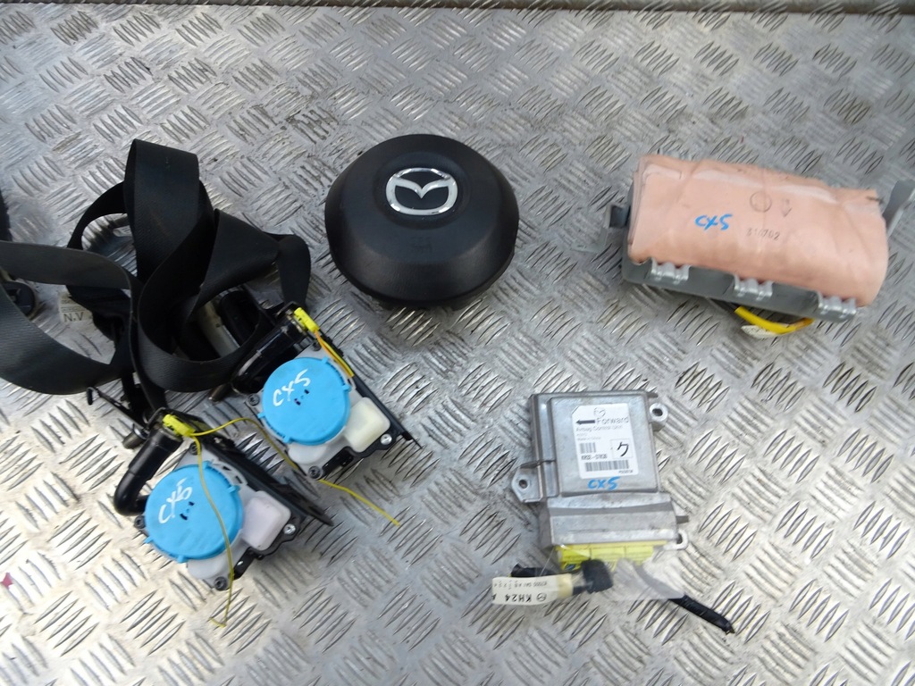 фото №1, Mazda cx-5 подушки безопасности воздушные натяжители ремней комплект
