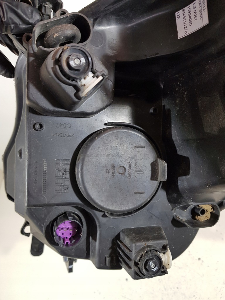 фото №10, Лампа левая левый перед 47530748 fiat 500l eu