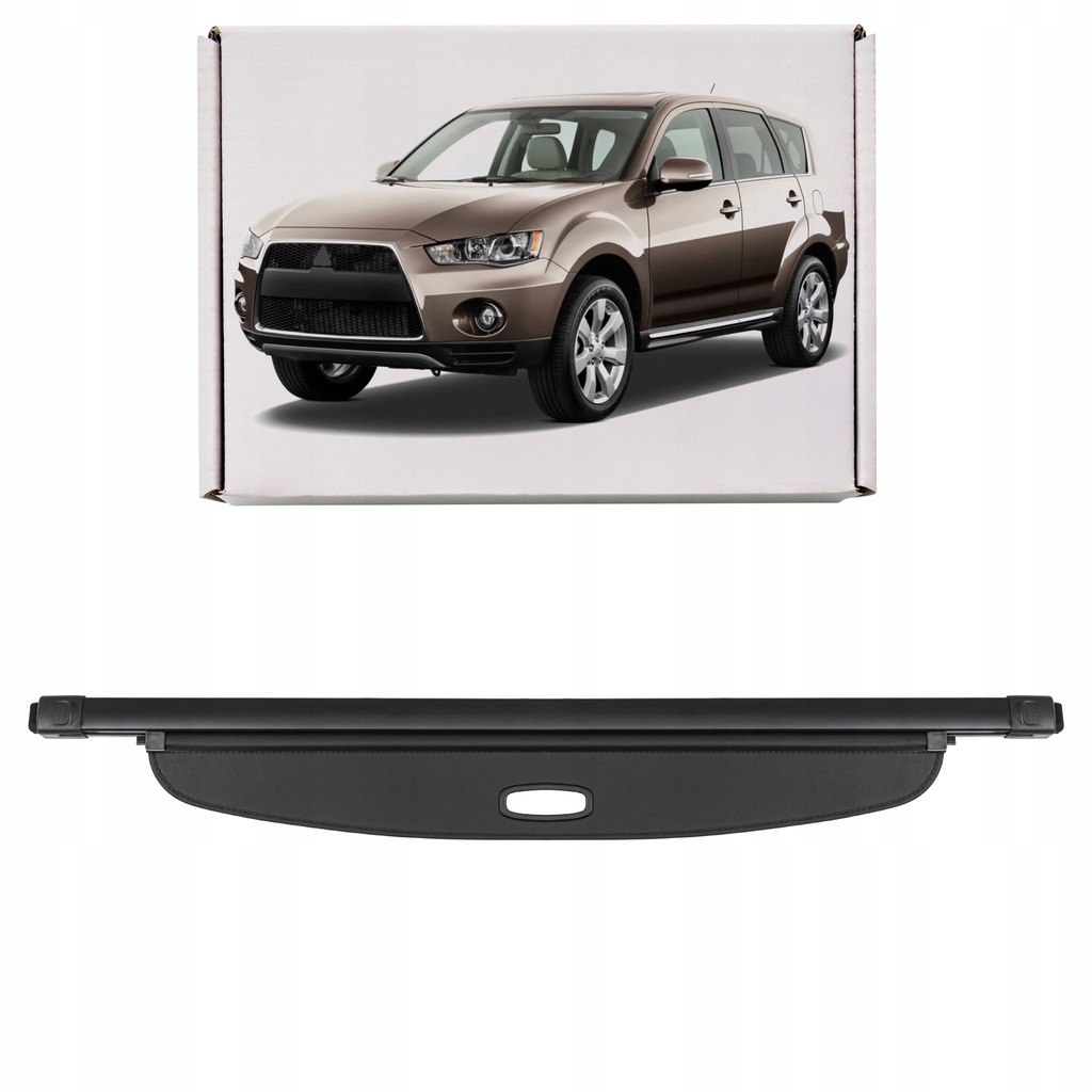 фото №1, Mitsubishi outlander ii cw 2006-2012 шторка багажника czarna