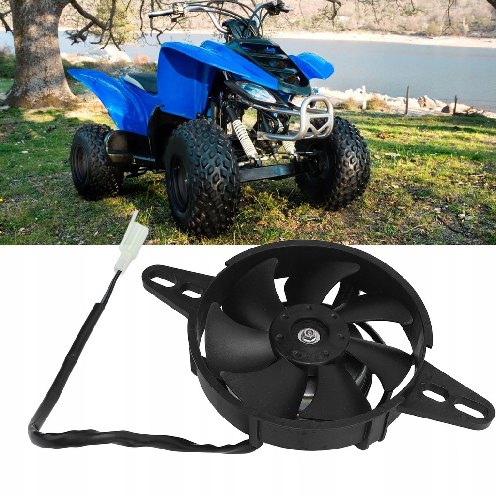 фото №11, Вентилятор охлаждающий мотоцикл wydajne охлаждение do quada atv gokart pit